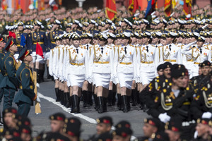 Pergalės dienos paradą Maskvoje temdo incidentai