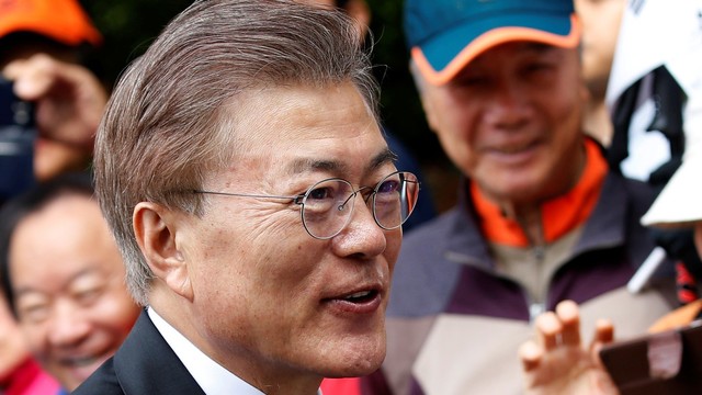 Naujasis Pietų Korėjos prezidentas sieks derybų su Pchenjanu