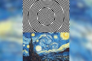 Įspūdinga optinė iliuzija priverčia judėti Van Gogho paveikslą