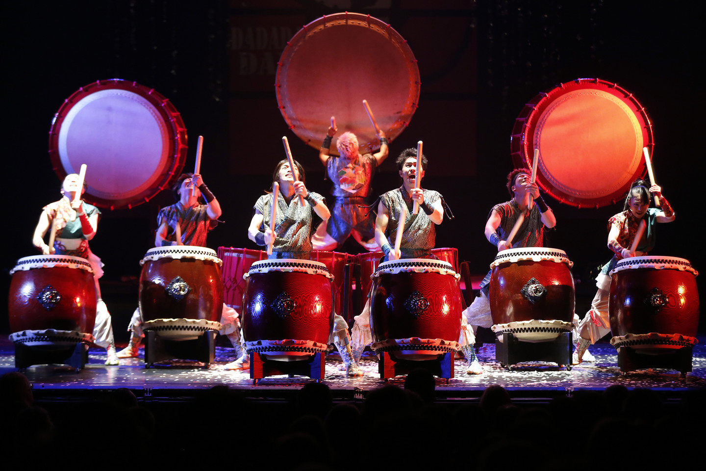 "Dadadadan Tenko" būgnininkai iš Japonijos užbaigs festivalį.<br> Organizatorių nuotr.