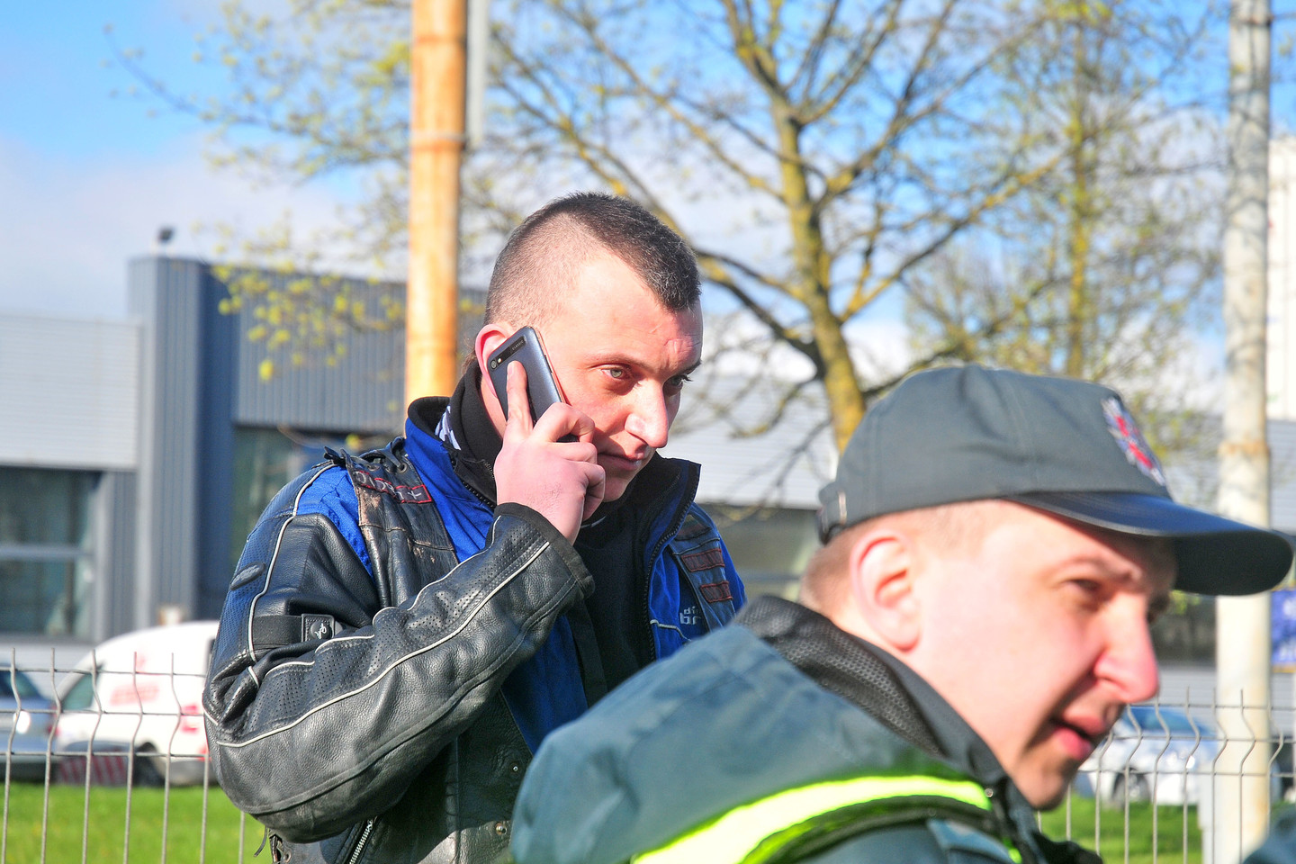 Vilniuje į avariją pateko girtas motociklininkas.<br> A.Vaitkevičiaus nuotr.