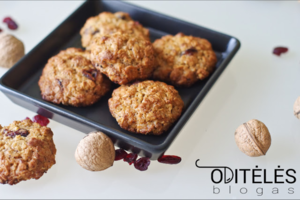 Pagerinti avižiniai sausainiai. Sunku nesuvalgyti visų iš karto 