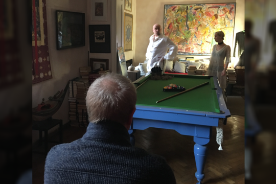 Režisierius spektaklį savo bute rodė vieninteliam žiūrovui – Juozui Erlickui