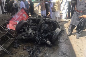 Pakistane galingas sprogimas užmušė mažiausiai 10 žmonių