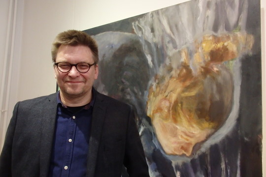 Tapytojas Ramūnas Grikevičius pakvietė klaipėdiečius į „Susitikimą indėnų žemėse“