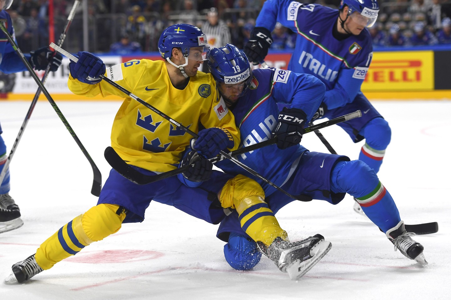  Švedijos ir Italijos rinktinių rungtynės.<br> AFP/Scanpix nuotr.