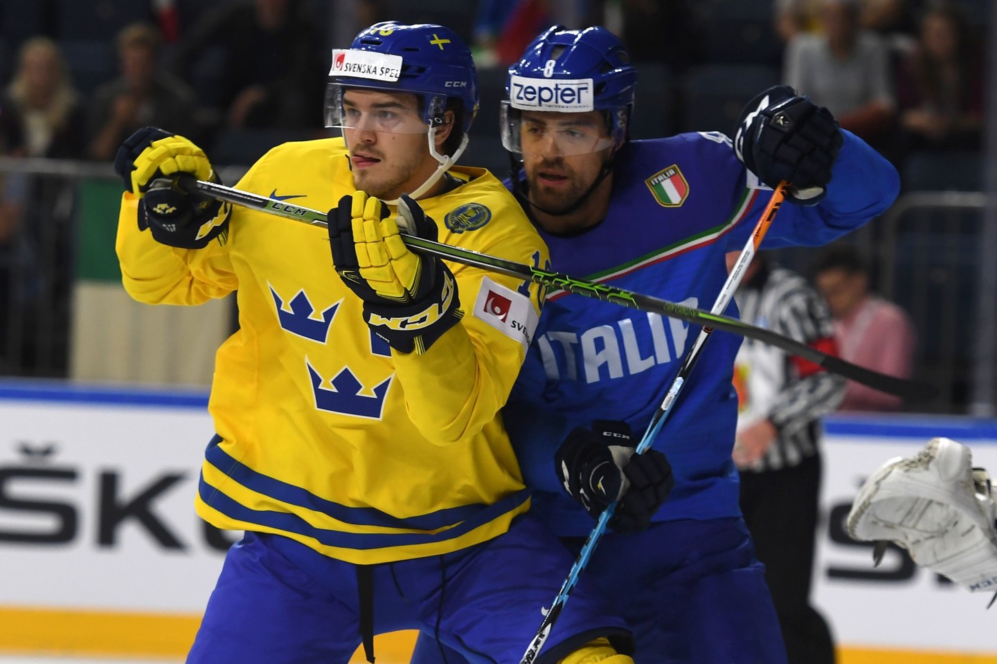  Švedijos ir Italijos rinktinių rungtynės.<br> AFP/Scanpix nuotr.