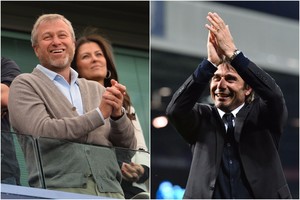 Anglijos užkariautojui Antonio Conte – dosnūs rusų oligarcho Romano Abramovičiaus šypsniai 