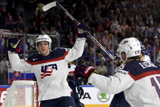 Pasaulio ledo ritulio čempionatas: amerikiečiai sumušė slovakus, latvių intriga išlieka