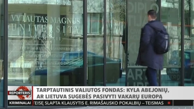 Tarptautinės valiutos fondas: kyla abejonių, ar Lietuva sugebės pasivyti Vakarus