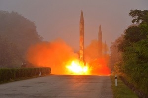 JT Saugumo Taryba žada sankcijų Šiaurės Korėjai už naują raketos bandymą