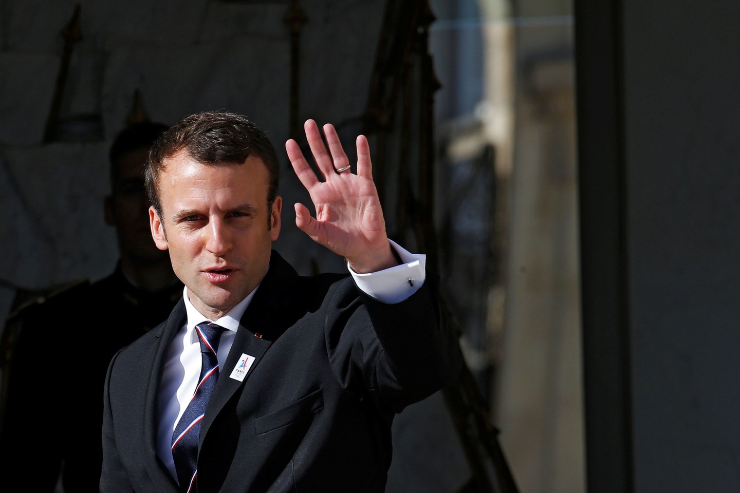 Naujasis Prancūzijos prezidentas E.Macronas.