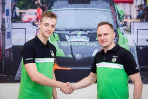  Du žinomus Lietuvos lenktynininkus „Škoda“ subūrė į vieną komandą