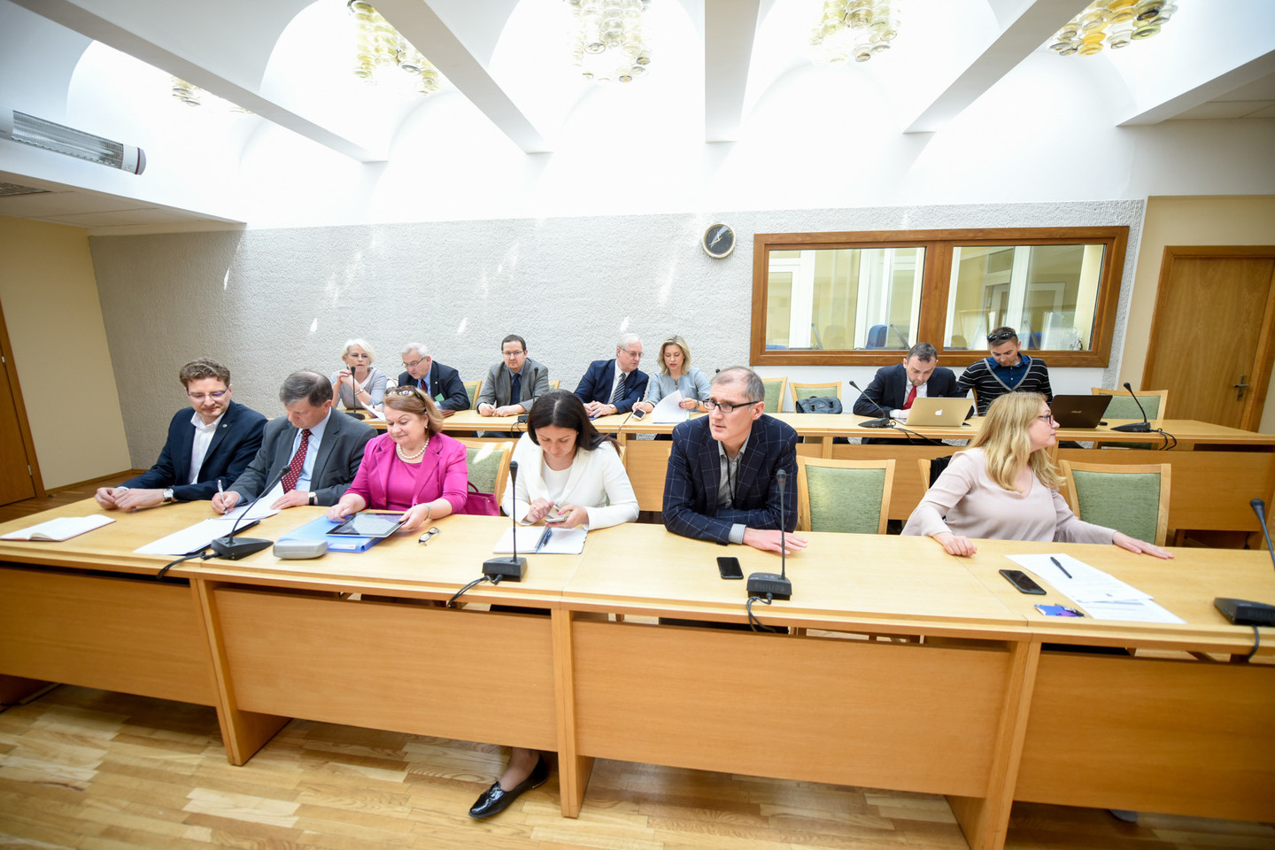  Kultūros komitete trečiadienį buvo svarstomos Visuomenės informavimo įstatymo pataisos.<br> D.Umbraso nuotr.