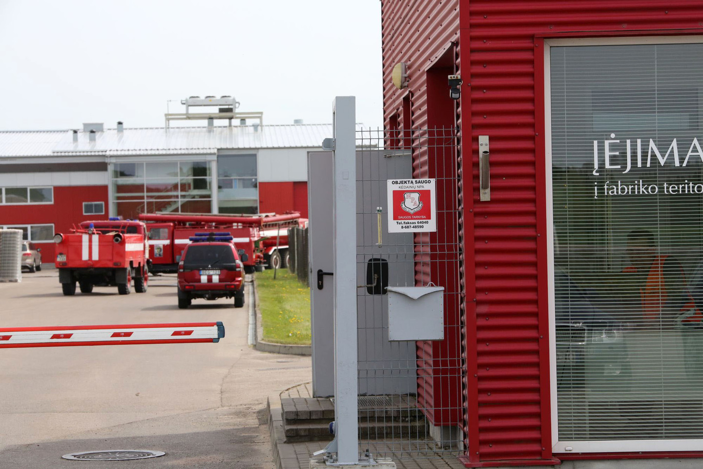Release statement trade Liepsnos apėmė Kėdainių konservų fabriką, skubiai evakuota 100 darbuotojų