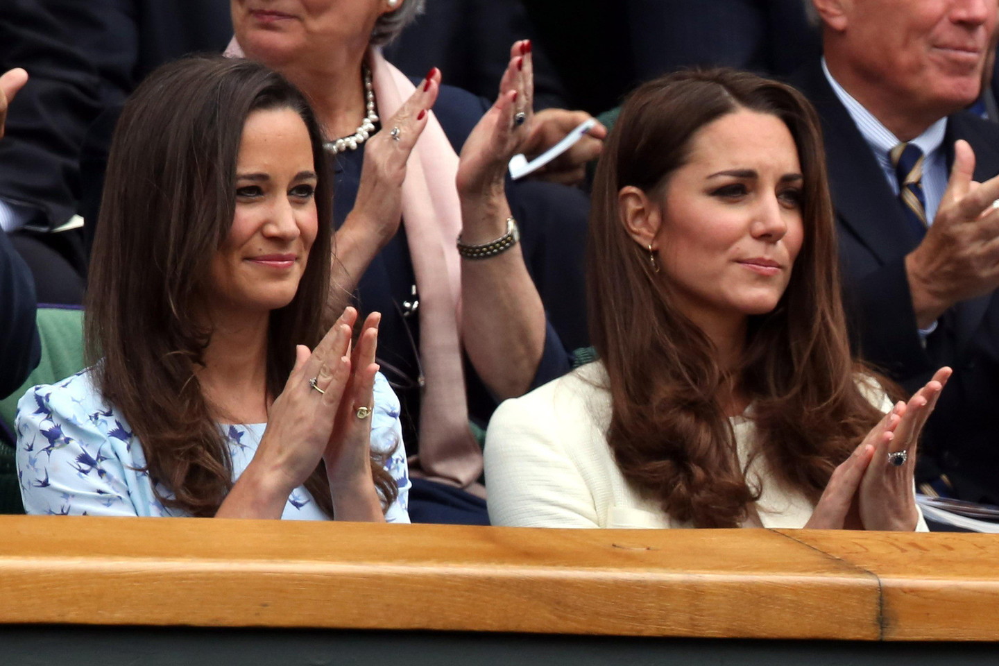 Seserys Pipa ir Catherine Middleton.<br>VidaPress nuotr.