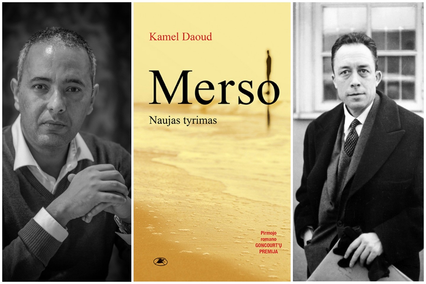 C.Daoudo (keirėje) romane „Merso. Naujas tyrimas“ yra A.Camus „Svetimo“ motyvų.<br> „Wikipedia“ ir „ViDA Press“ nuotr.