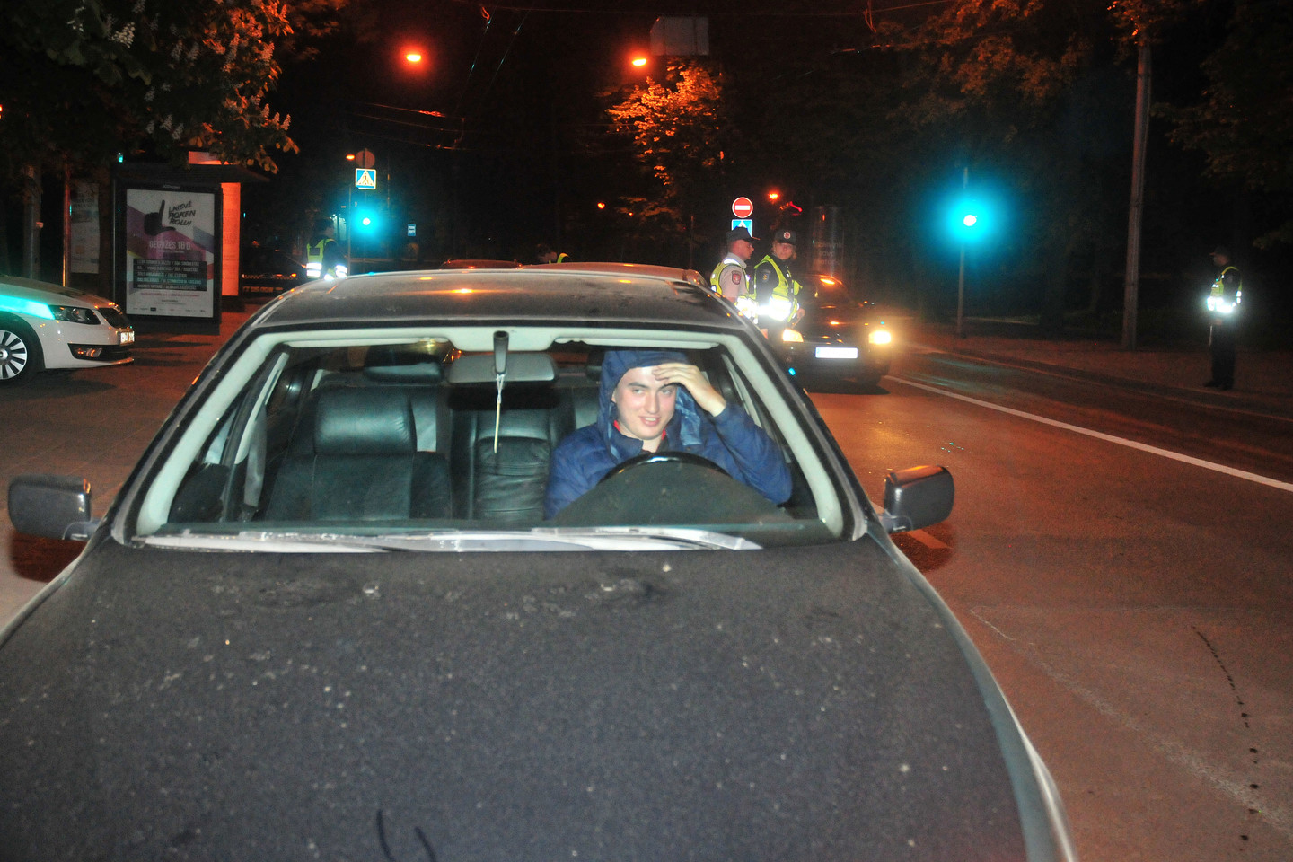 Pylimo g. sustabdytas BMW vairuotojas jau 13-ą kartą įkliūva be teisių.<br> A.Vaitkevičiaus nuotr.