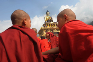 Tibete susidegino dar vienas jaunas vienuolis