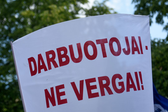 Prezidentės patarėja: valdantieji kratosi atsakomybės dėl Darbo kodekso