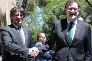 Ispanijos premjeras kaltina Katalonijos lyderį šantažu