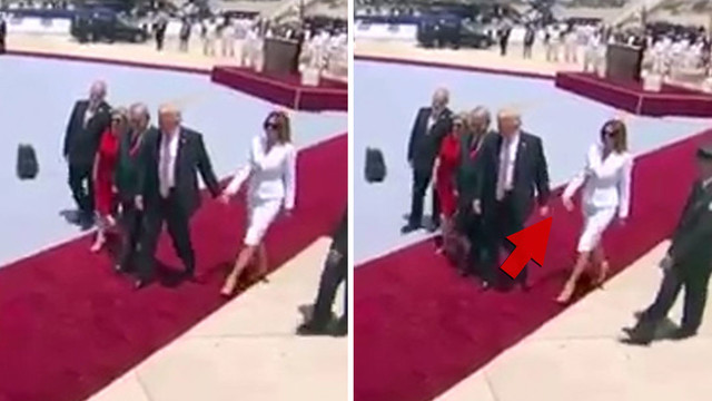 Pasaulis svarsto, ką Donaldas Trumpas prisidirbo, kad jo žmona nebeduoda jam rankos