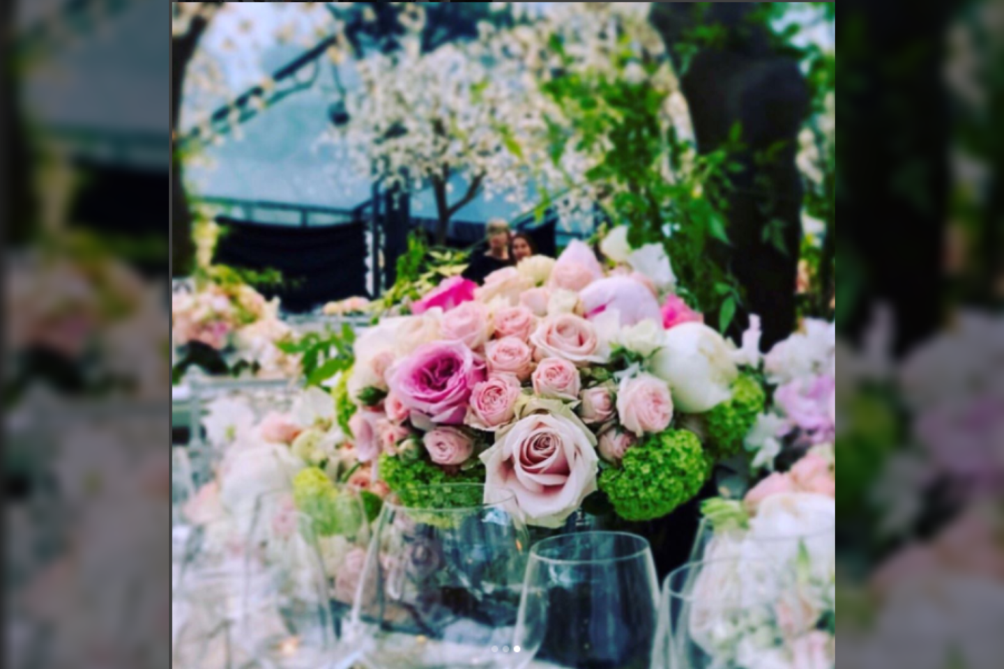  Pippos Middleton vestuvių dekoracijos.<br>,,Instagram'' nuotr.