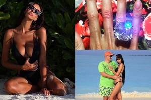 Tai bent spindesys! Rusų oligarchas gražuolę žmoną palepino 8 milijonų vertės žiedu