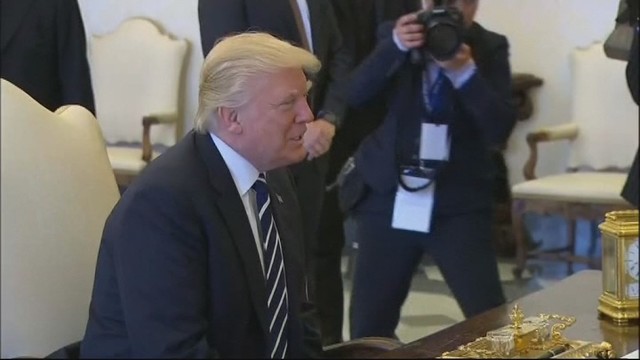 Donaldo Trumpo ir popiežiaus Pranciškaus susitikimo metu buvo juntamas priešiškumas