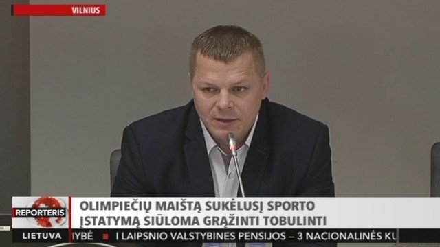 Olimpiečių maištą sukėlusį sporto įstatymą siūloma tobulinti