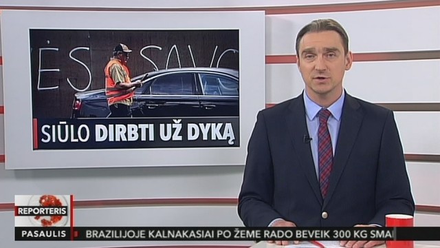 Darbo ieškantiems siūloma dirbti už dyką