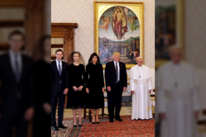 Melanijos ir Ivankos Trump apranga Vatikane sukėlė kalbas - išsiruošė kaip į laidotuves?