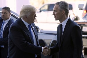 Donaldas Trumpas NATO viršūnių susitikime prašė daugiau dėmesio ir grėsmei iš Rusijos