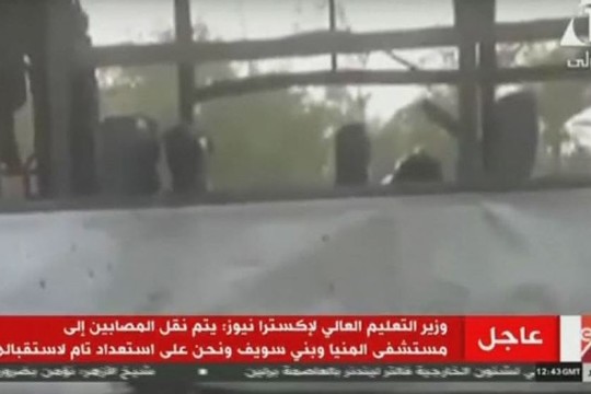 Egipte apšaudytas krikščionis koptus gabenęs autobusas