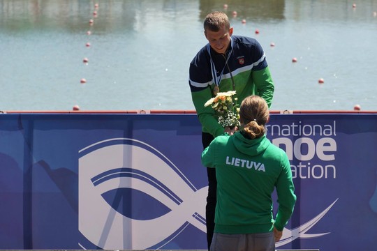  H.Žustautas laimėjo pasaulio taurės etapą.<br> J.Vaščenkovo nuotr.