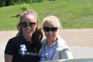 Gražuolė Viktorija Siegel moterų slalome parodė puikų rezultatą