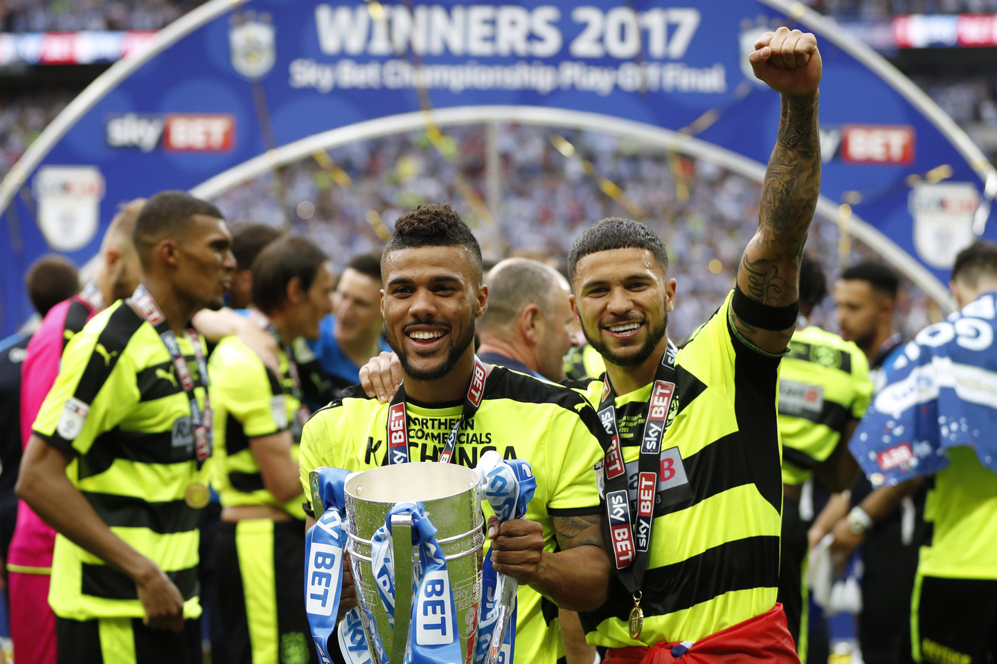 „Huddersfield Town“ futbolininkai pateko į „Premier“ lygą.