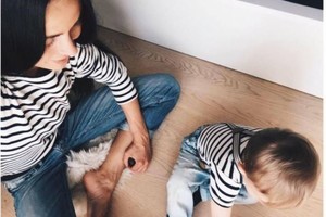 Marijono Mikutavičiaus mylimoji Ieva paviešino jaukią akimirką su ūgtelėjusiu sūnumi