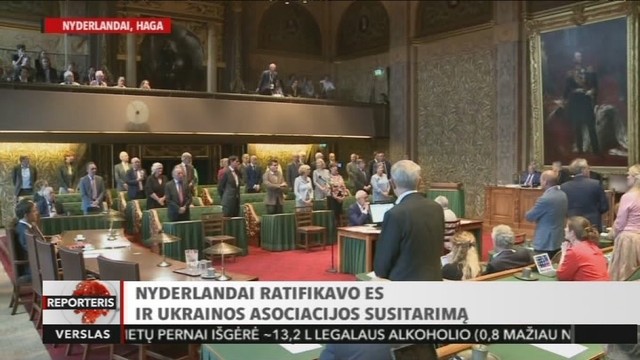 Nyderlandai ratifikavo Europos Sąjungos ir Ukrainos asociacijos susitarimą