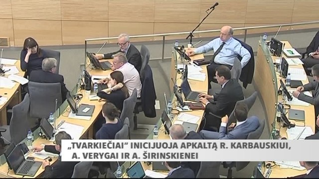 Trumpos žinios: „tvarkiečiai“ inicijuoja apkaltą R. Karbauskiui, A. Verygai ir  A. Širinskienei