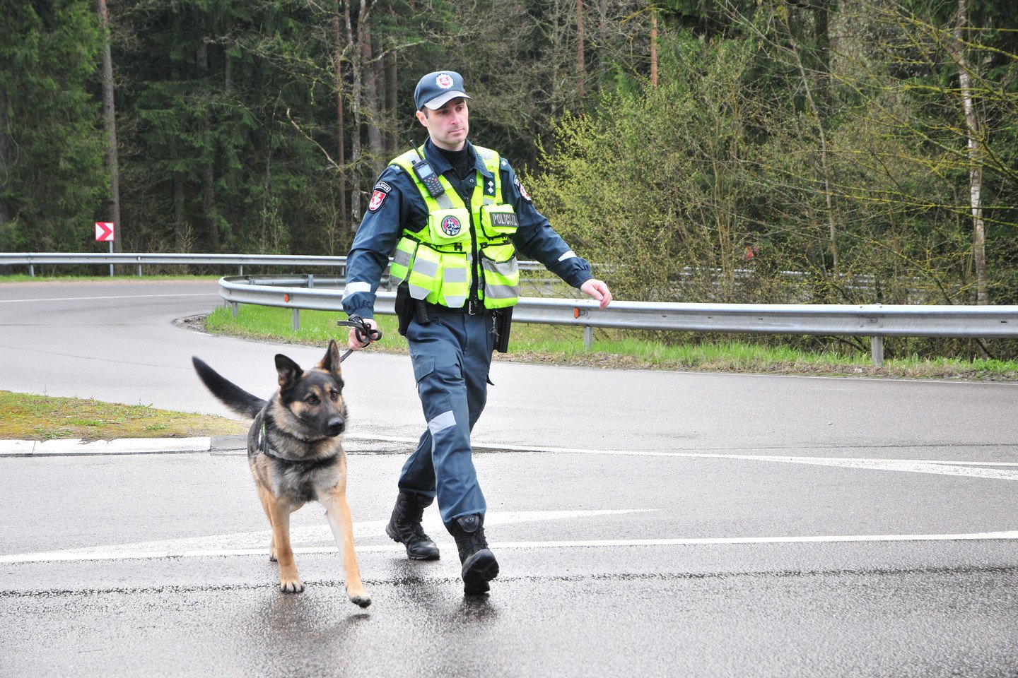  Kasos aparatą surado policijos pareigūnų tarnybinis šuo.<br> A.Vaitkevičiaus asociatyvi nuotr.
