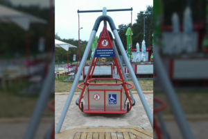 Supykdė vaizdelis prie sūpynių Palangoje – iš tėvų to nesitikėjo