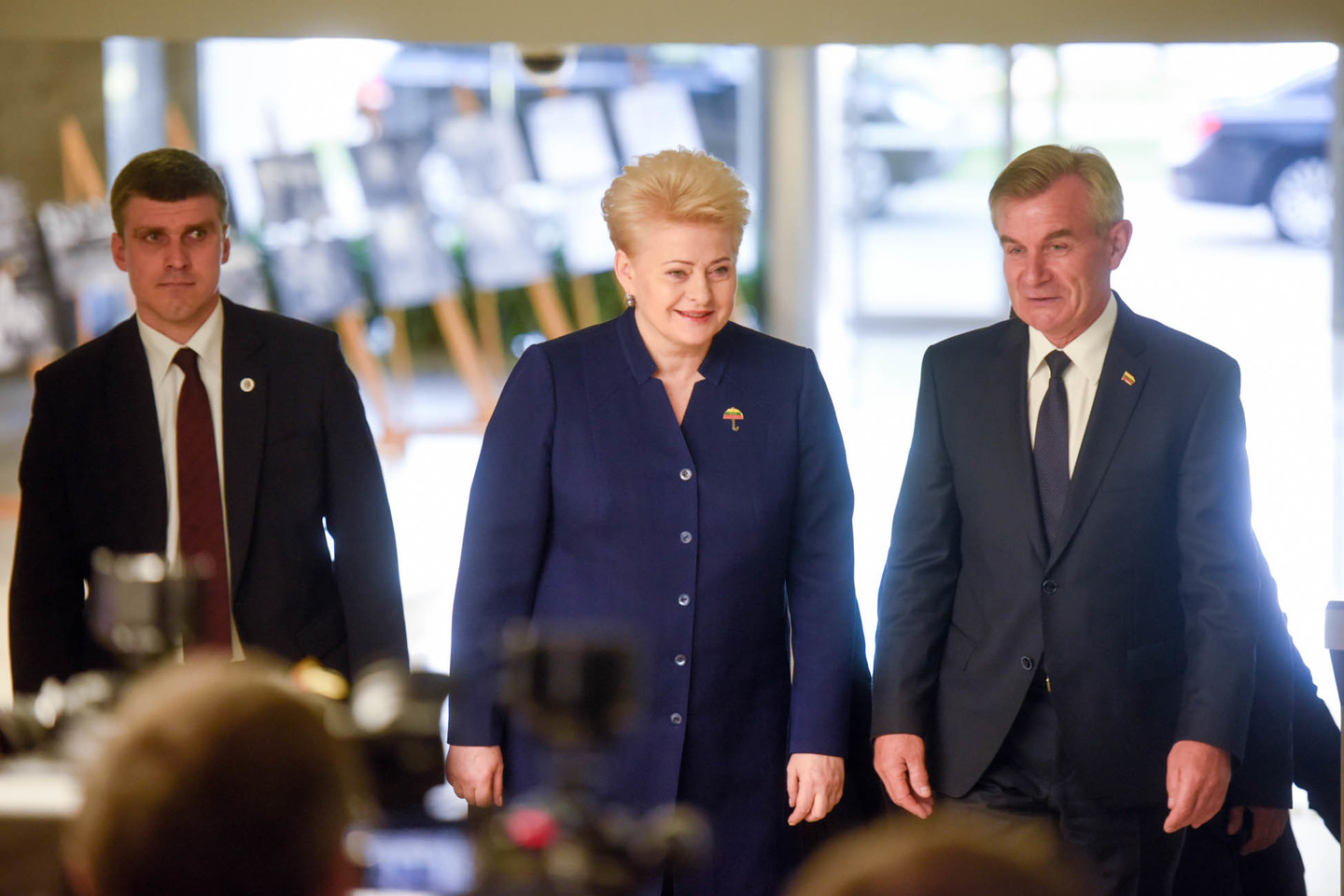 Anot L.Bielinio, akivaizdu, kad šis metinis pranešimas buvo skirtas porinkiminei situacijai apžvelgti.<br> D.Umbraso nuotr.