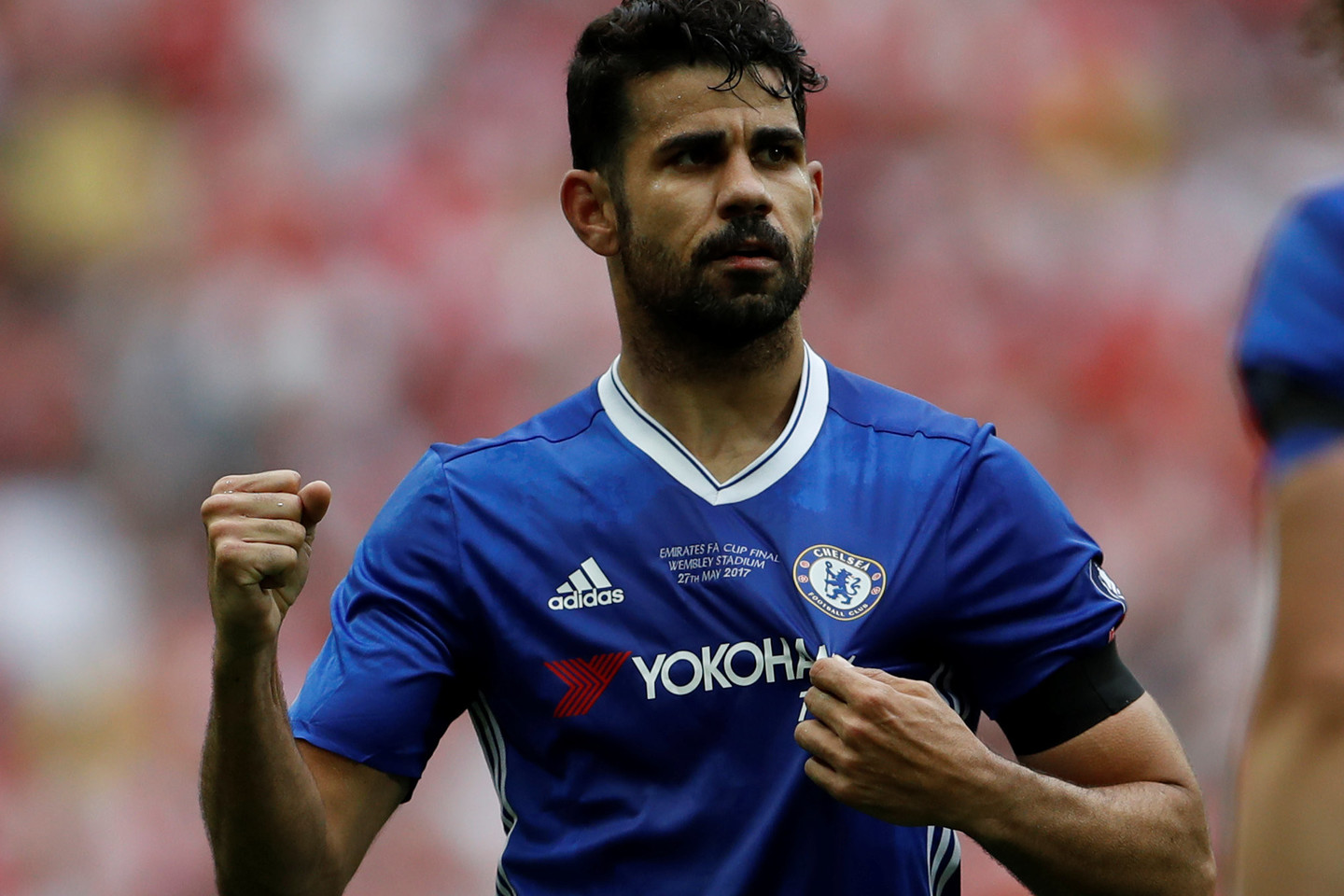  D.Costa daugiau „Chelsea“ marškinėlių neturėtų apsivilkti. <br> AP/Scanpix nuotr.