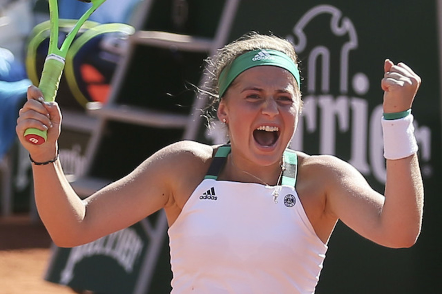 J.Ostapenko džiaugsmo emocijos.