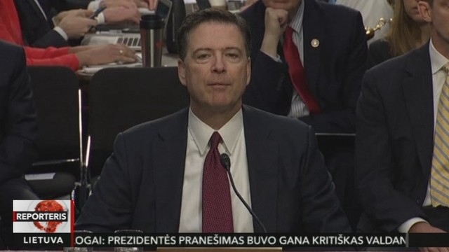 Jameso Comey liudijimas Senate gali padėti pamatus JAV prezidento apkaltai