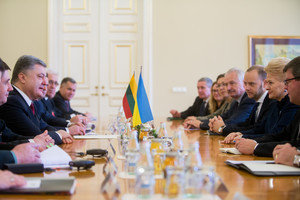 Prezidentė rytų Ukrainoje susitiks su Petro Porošenka