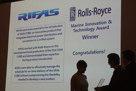„Rolls–Royce Marine“ už inovacijas įvertino Lietuvos bendrovę 