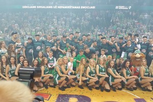 Auksinis Kauno „Žalgirio“ sezono taškas – vėl tapo LKL čempionu