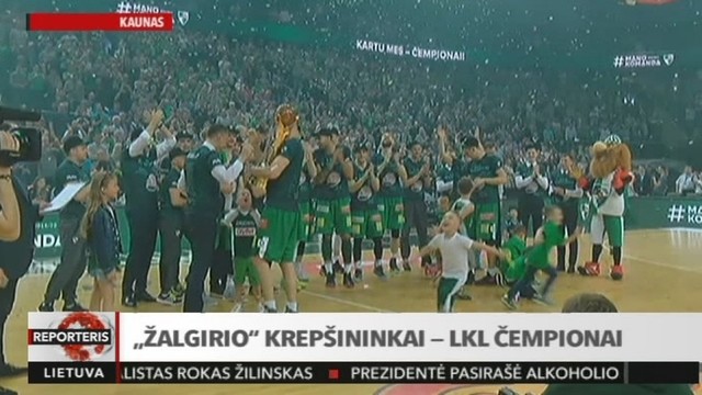 Kauno „Žalgirio“ krepšininkai tapo LKL čempionais